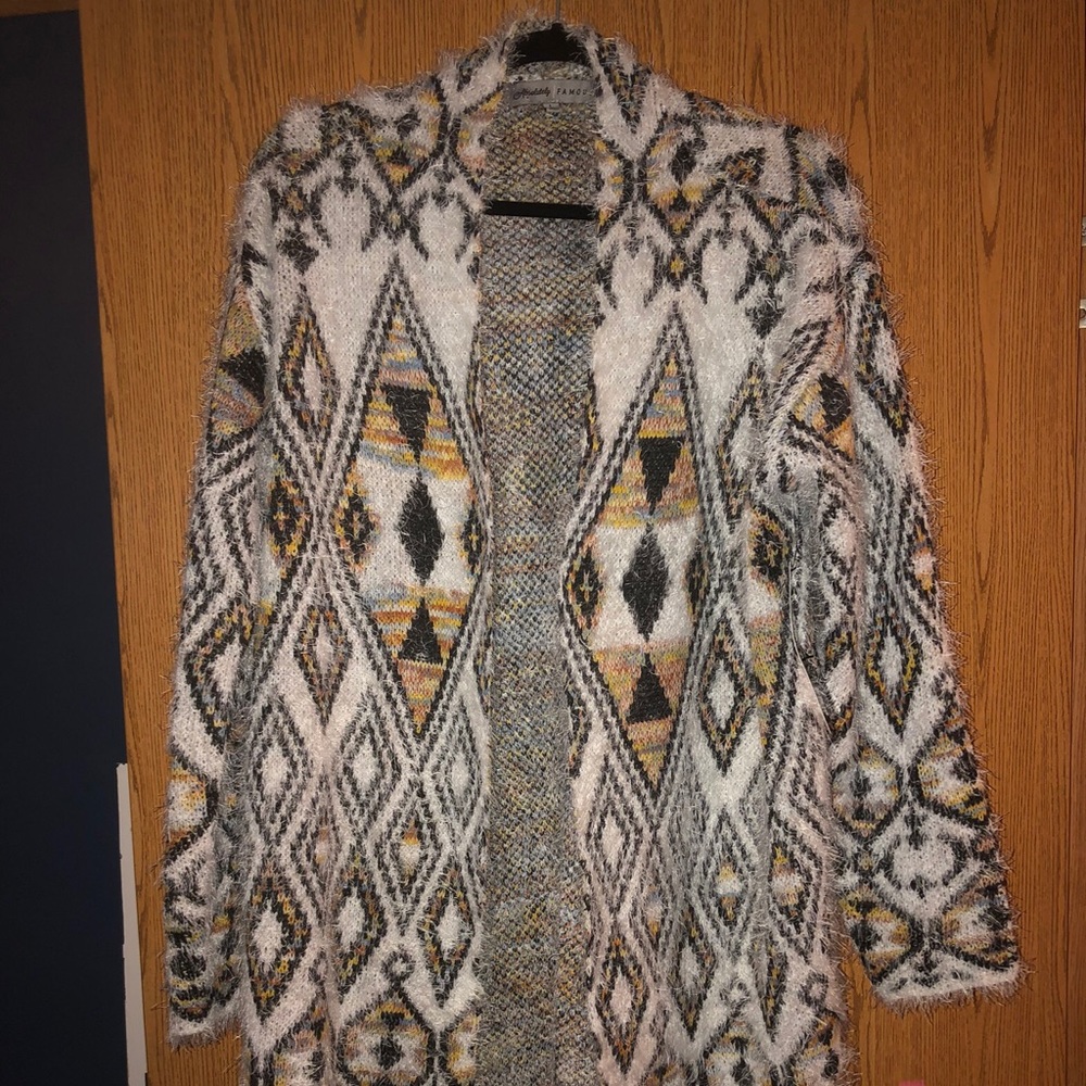 Long Aztec Cardigan